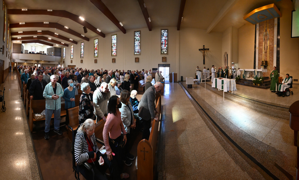 Celebrating Fr. Jim - Sunday Mass at Our Lady of Fatima Catholic Church in San Clemente